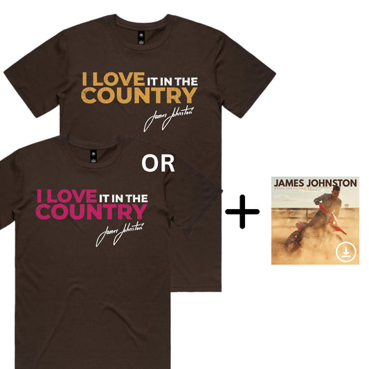 I LOVE IT IN THE COUNTRY JJ TEE (KIDS) + $0.99 Digital Album Download