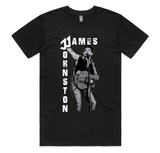 Unisex | Black T-Shirt - James Johnston Image T-Shirt