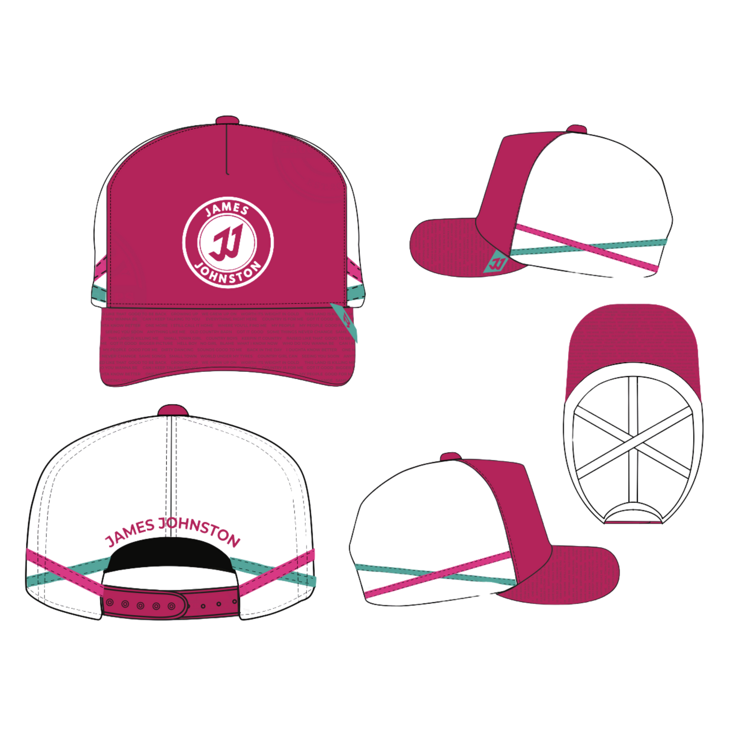 JJ PINK TRUCKER CAP + $0.99 Digital Album Download