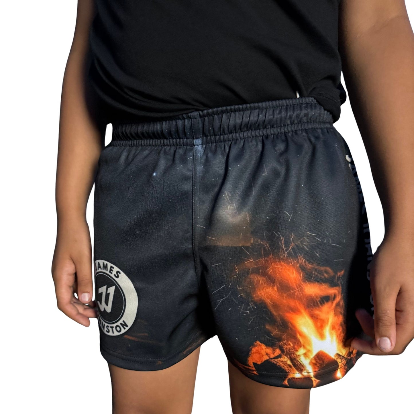 JJ (KIDS) CAMPFIRE FOOTY SHORTS (LIMITED EDITION) + $0.99 Digital Album Download