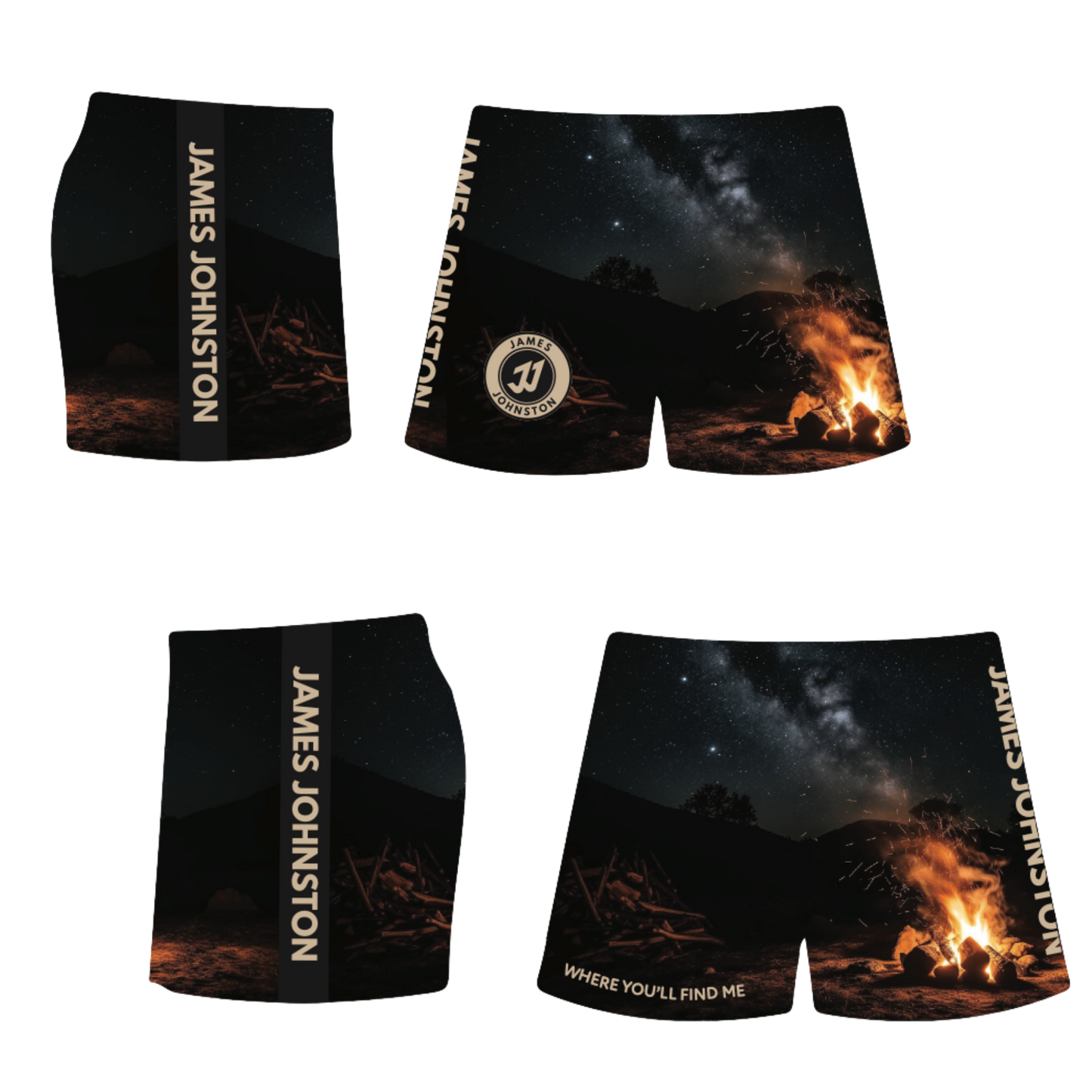JJ (KIDS) CAMPFIRE FOOTY SHORTS (LIMITED EDITION) + $0.99 Digital Album Download