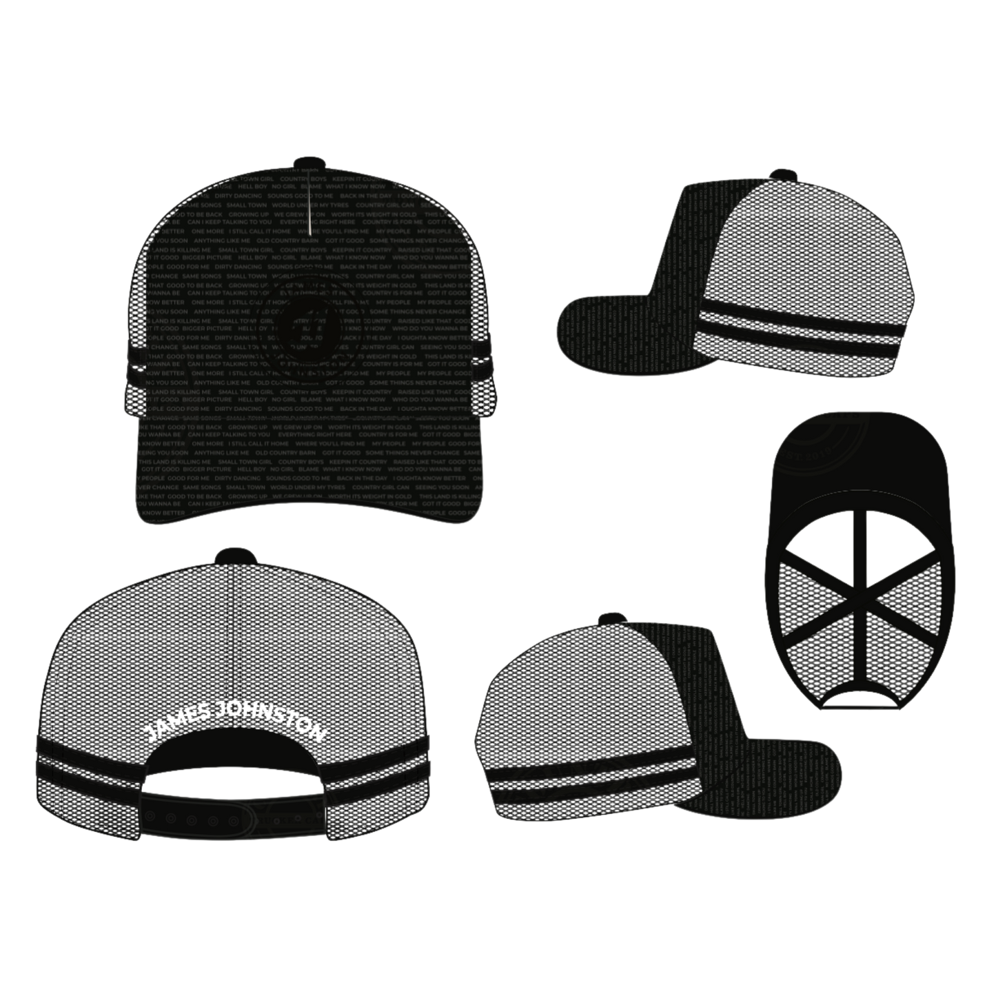 JJ BLACK TRUCKER CAP + $0.99 Digital Album Download