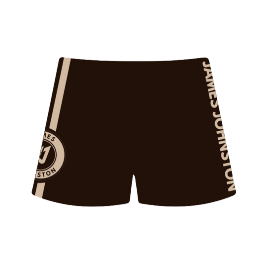 JJ (KIDS) BROWN FOOTY SHORTS