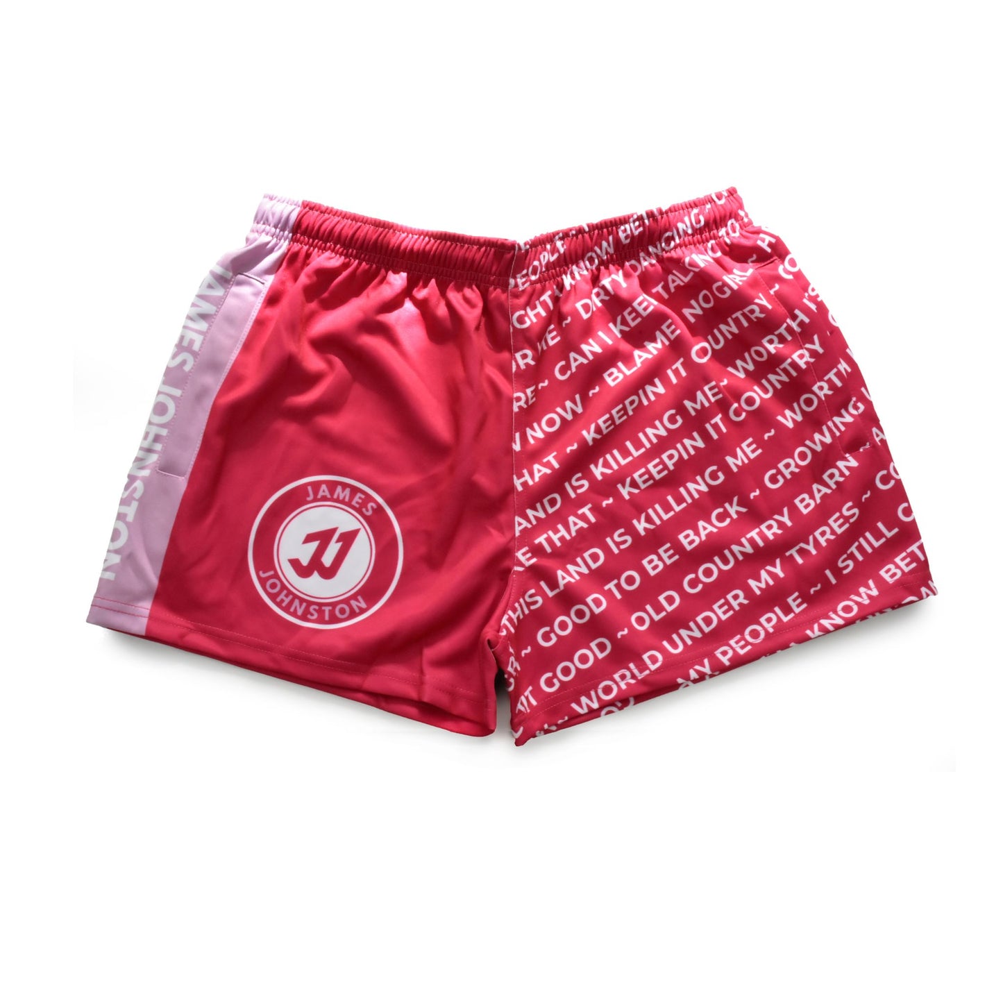 JJ (KIDS) PINK FOOTY SHORTS + $0.99 Digital Album Download