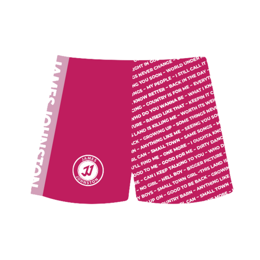 JJ (KIDS) PINK FOOTY SHORTS